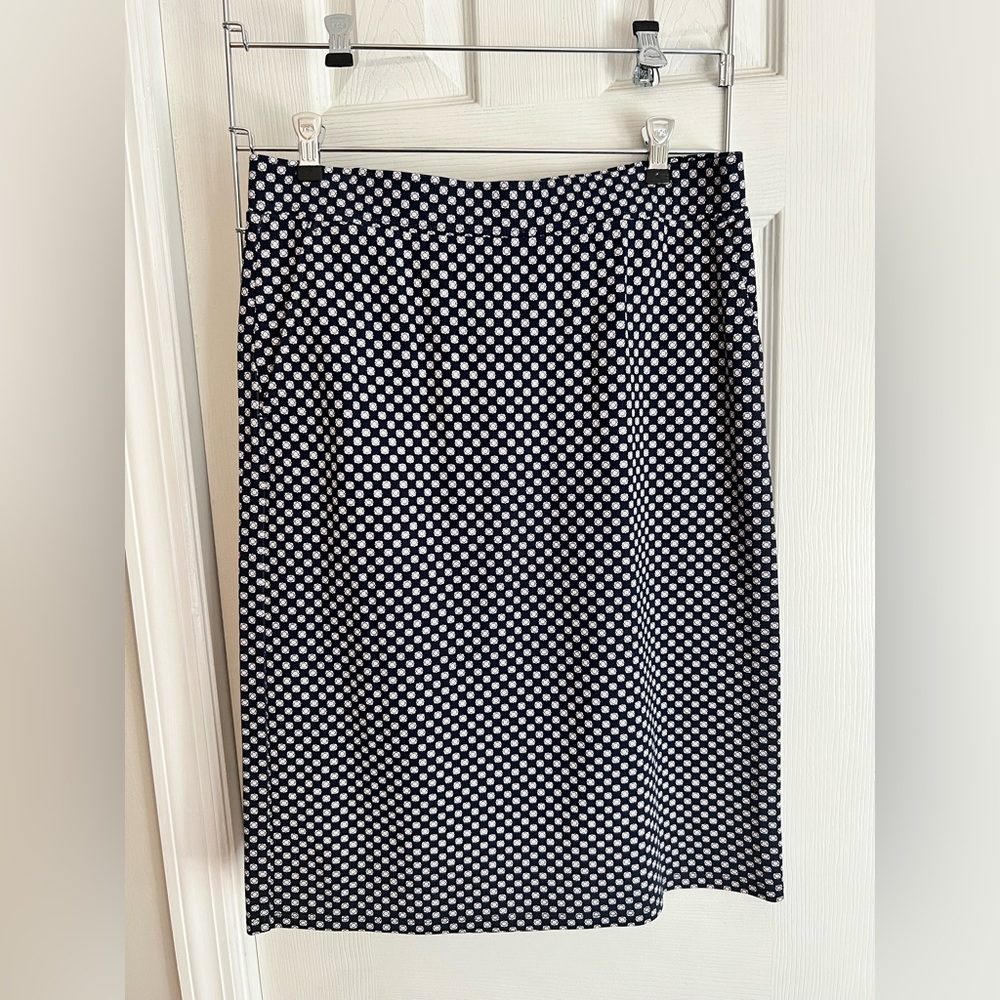 LOFT Polka Dot Pencil Skirt